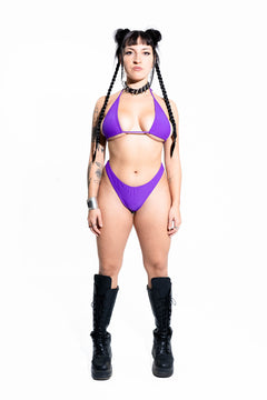 Purple Micro Bikini Top BIKINI TOP Mi Gente Clothing