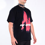 Rave Girls at The Club T-Shirt – styled front view – festival streetwear tee