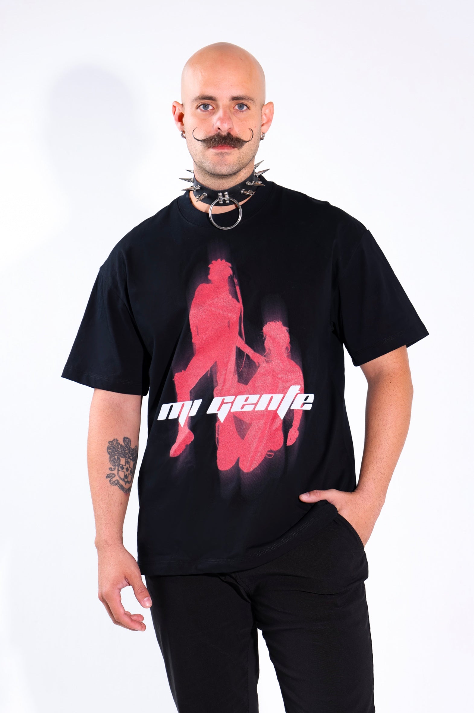 Rave Girls at The Club T-Shirt – front detail – rave graphic tee