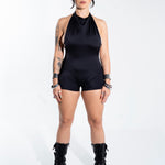 Ritmo Halter Drape Playsuit Mi Gente Clothing