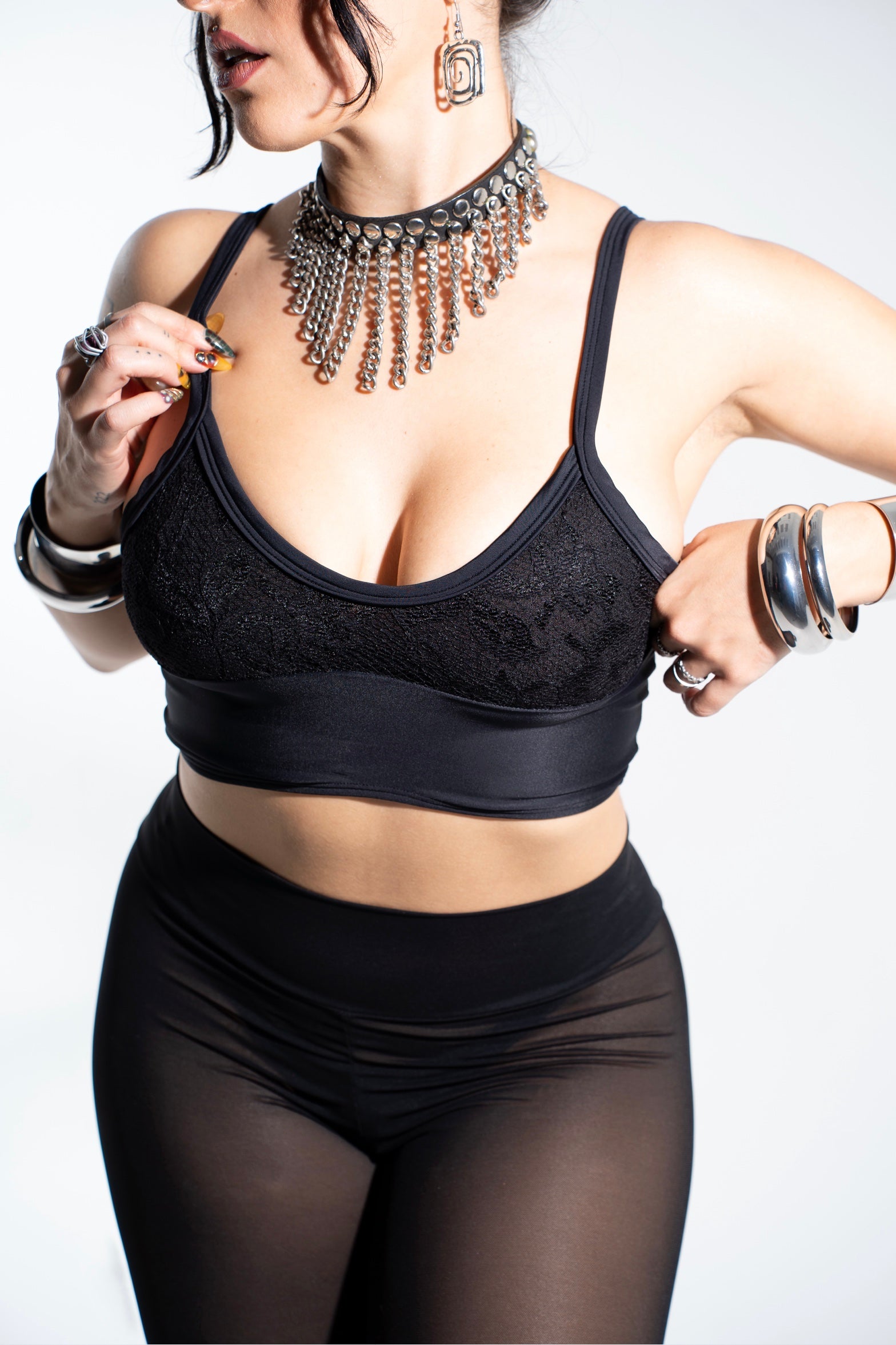 Ritual Black Lace Top Mi Gente Clothing