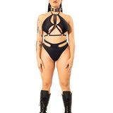 Cut Out High Waist Bottom Mi Gente Clothing