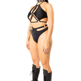 Cut Out High Waist Bottom Mi Gente Clothing