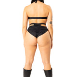 Cut Out High Waist Bottom Mi Gente Clothing