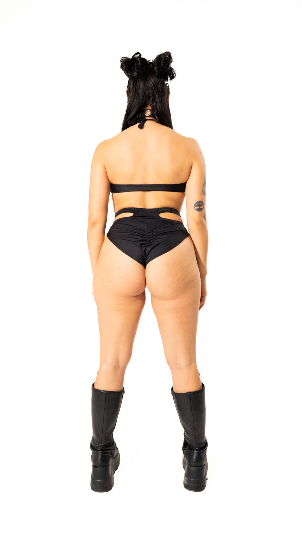 Cut Out High Waist Bottom Mi Gente Clothing