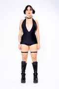 Black Thong Playsuit