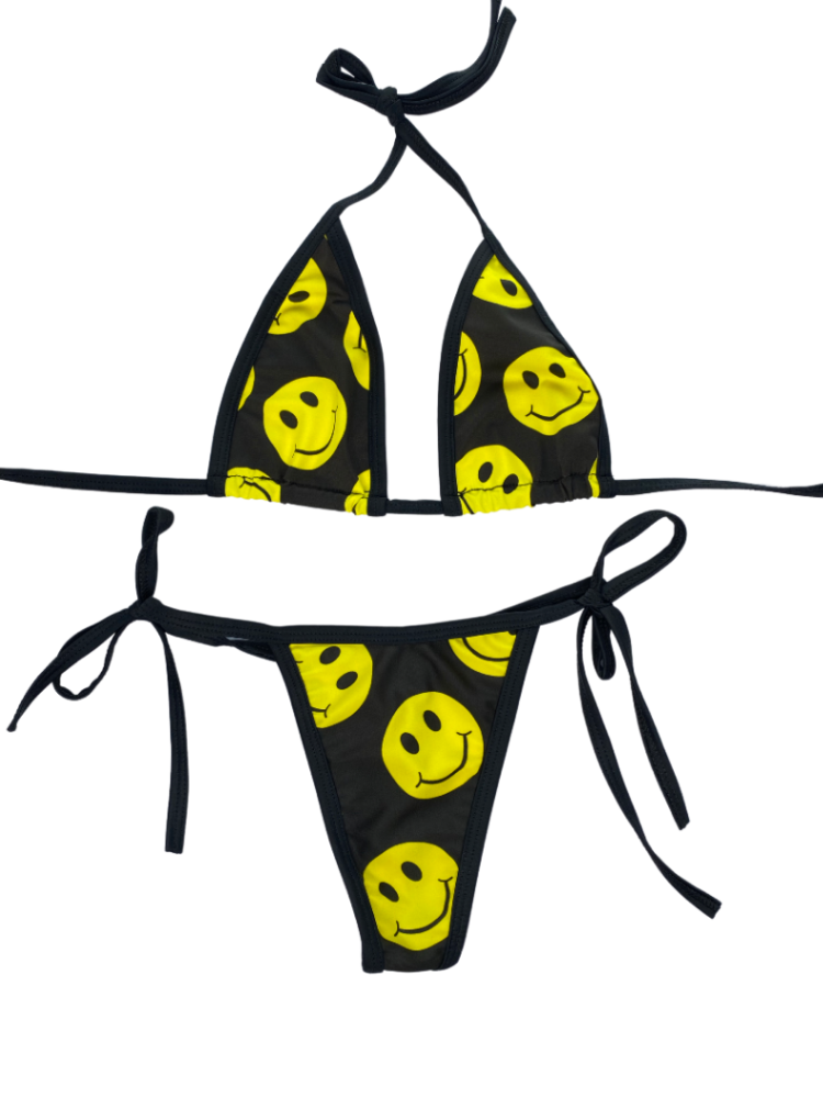 Smiley Micro Bikini Bottom  Mi Gente Clothing   