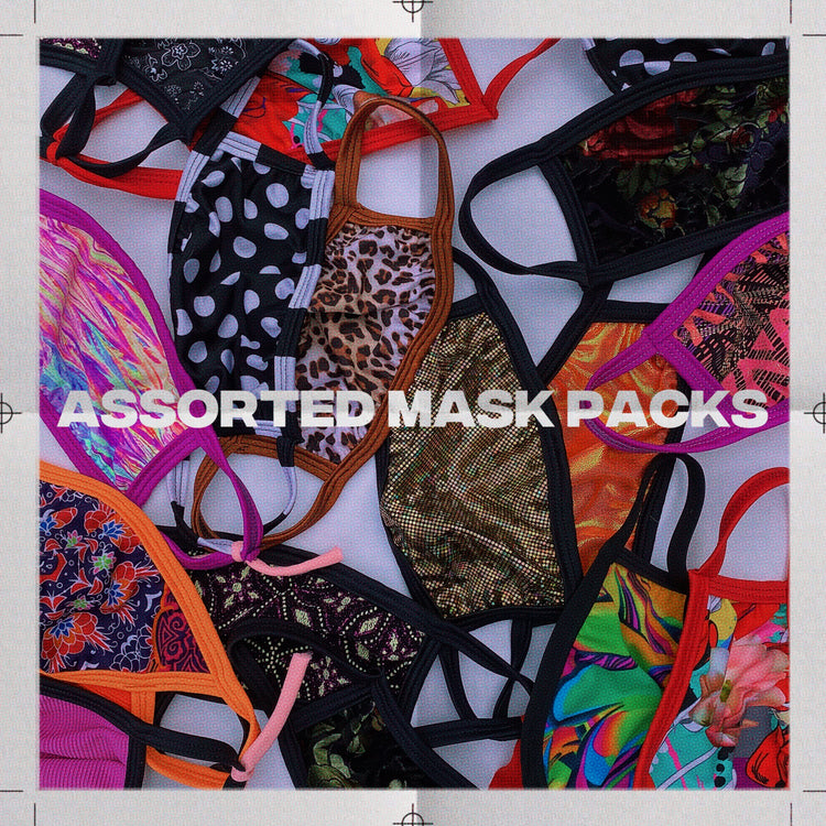 ASSORTED MASK PACKS (3) Mask Mi Gente Clothing   